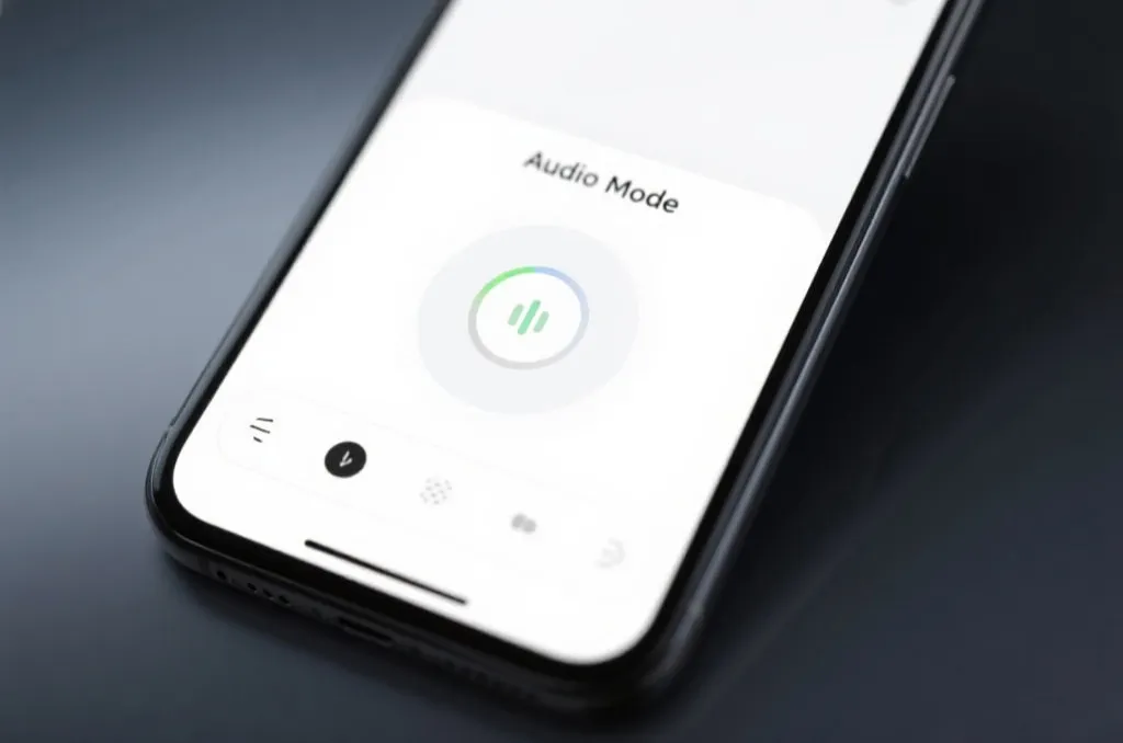 手机APP设置界面中的省流与纯音频模式选项